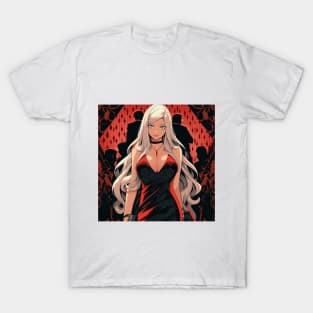 Red Vibe Anime T-Shirt